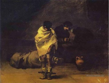 Scène de prison Francisco de Goya Peinture à l'huile